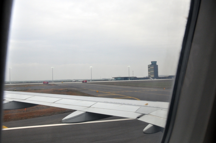 L'aeroport d'Alguaire, el dia de la seva inauguració.